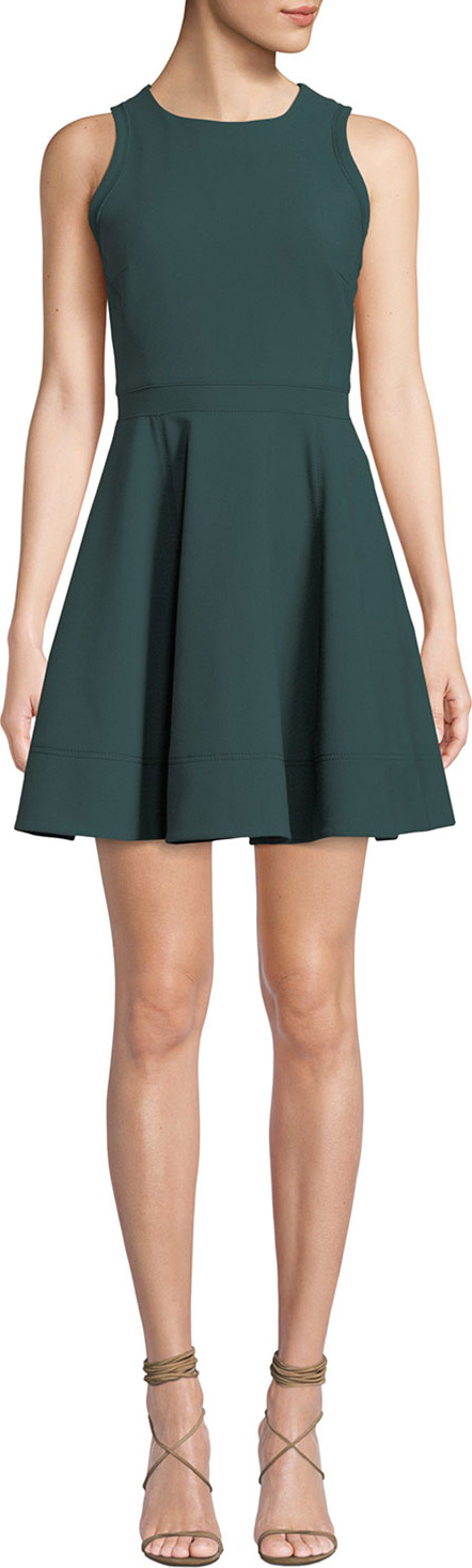 Cinq A Sept Elizabeth Sleeveless Flounce Mini Dress