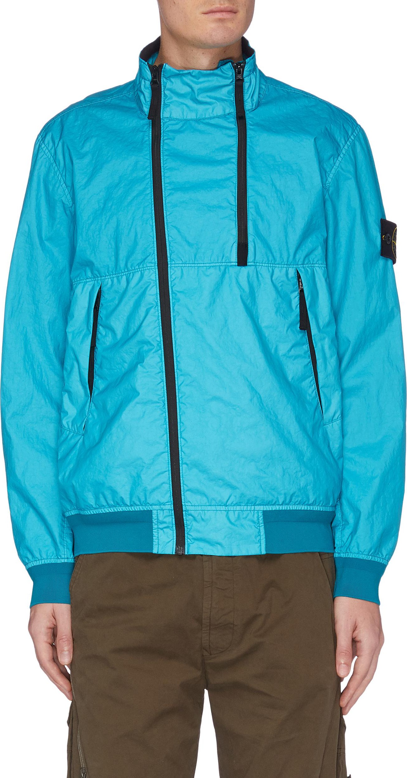 Stone Island 'Membrana' zip detail jacket Stone Island 'Membrana' zip detail jacket