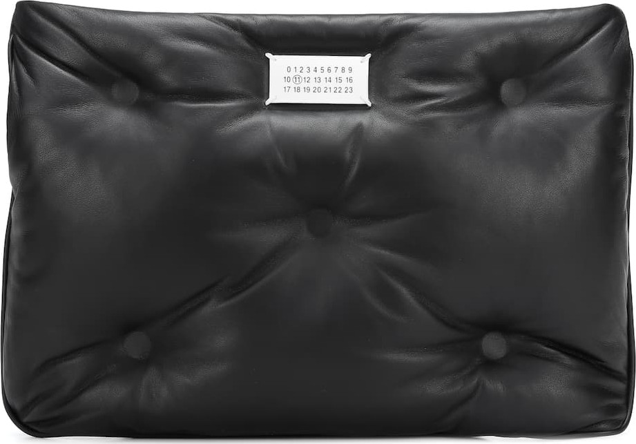 Maison Margiela Glam Slam leather clutch