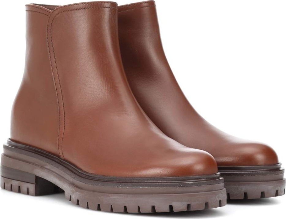 Gianvito Rossi Leather ankle boots