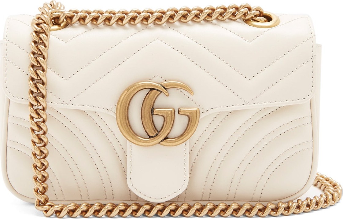 Gucci GG Marmont mini quilted-leather cross-body bag