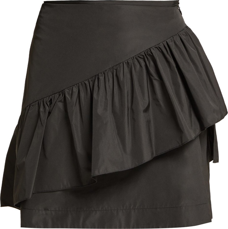 See By Chloé Ruffled taffeta mini skirt