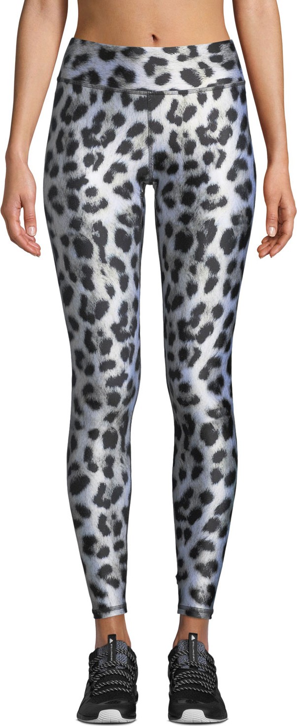 Terez Leopard-Print Tall Band Performance Leggings
