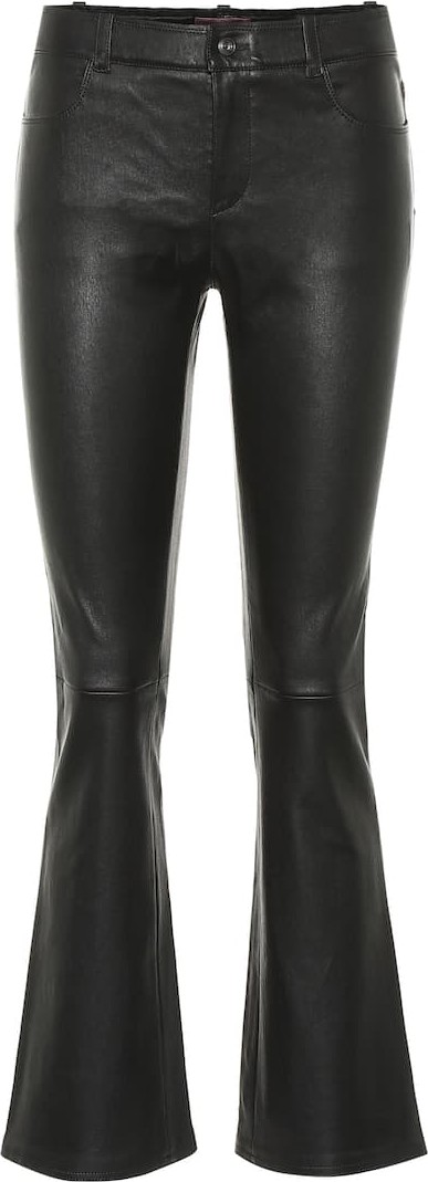 Stouls Dean mid-rise cropped leather pants