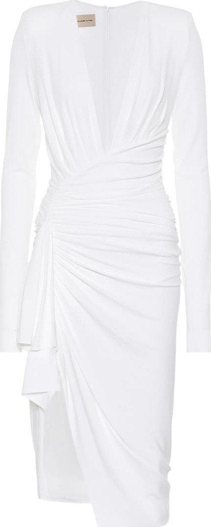Alexandre Vauthier Long-sleeved stretch crêpe dress
