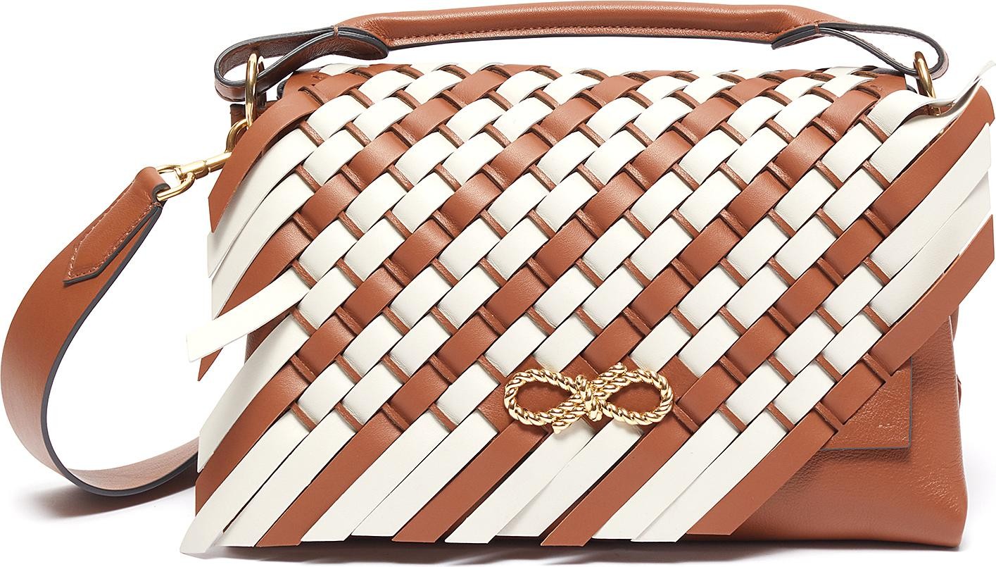 Anya Hindmarch 'Calico Circus' woven leather bag