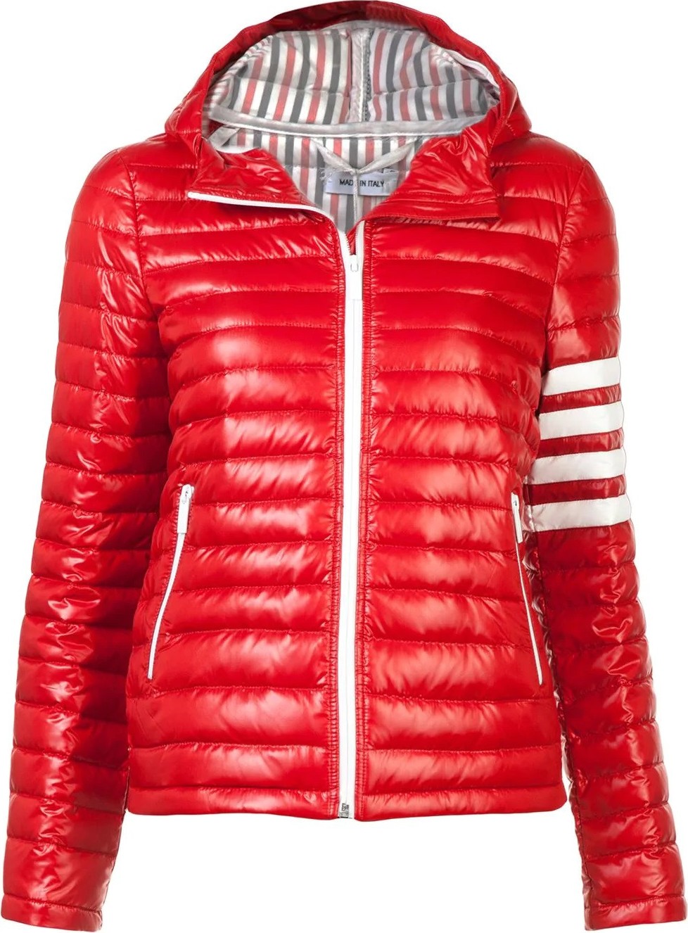 Thom Browne hooded zip-up jacket