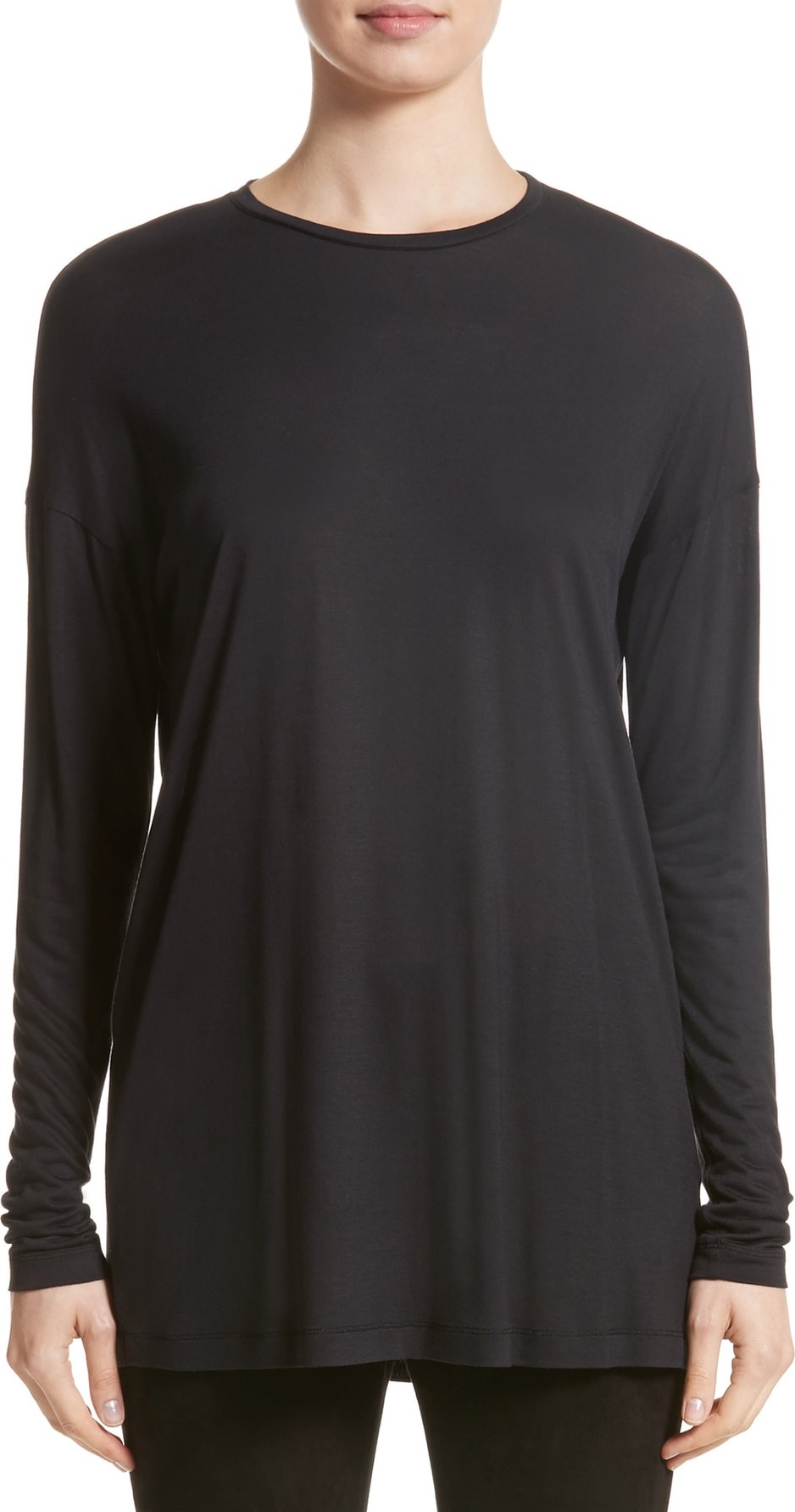 Lafayette 148 New York Crewneck Jersey Tee