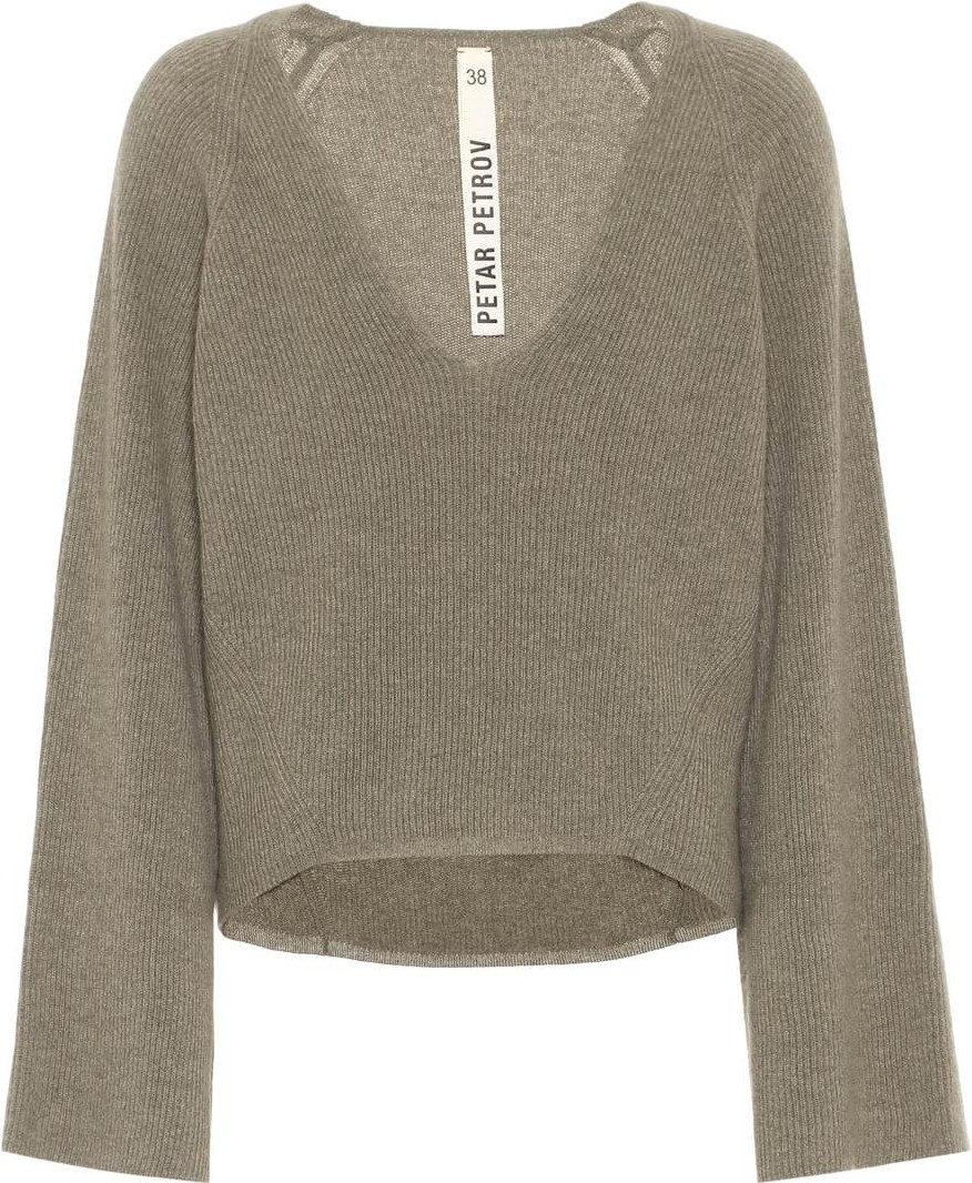 Petar Petrov Cropped cashmere sweater