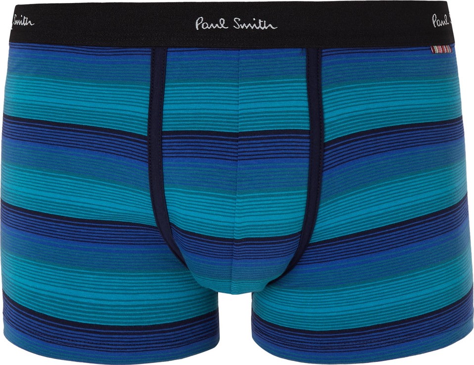 Paul Smith Striped Stretch-Cotton Boxer Briefs