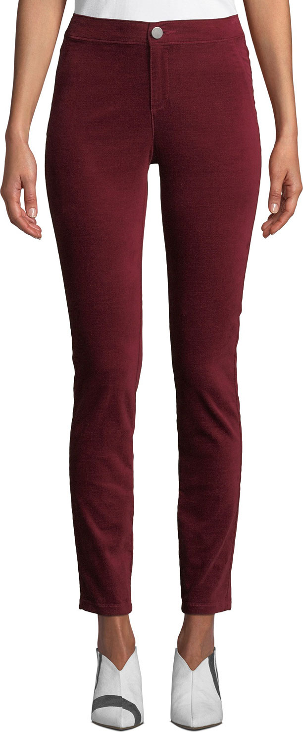 NIC+ZOE Stretch Velvet Slim Pants