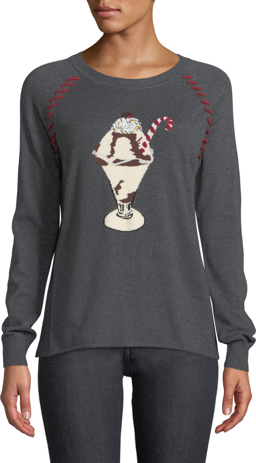 Lisa Todd Sundae Intarsia Cashmere Sweater