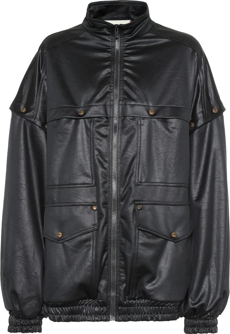 Gucci Satin-jersey track jacket