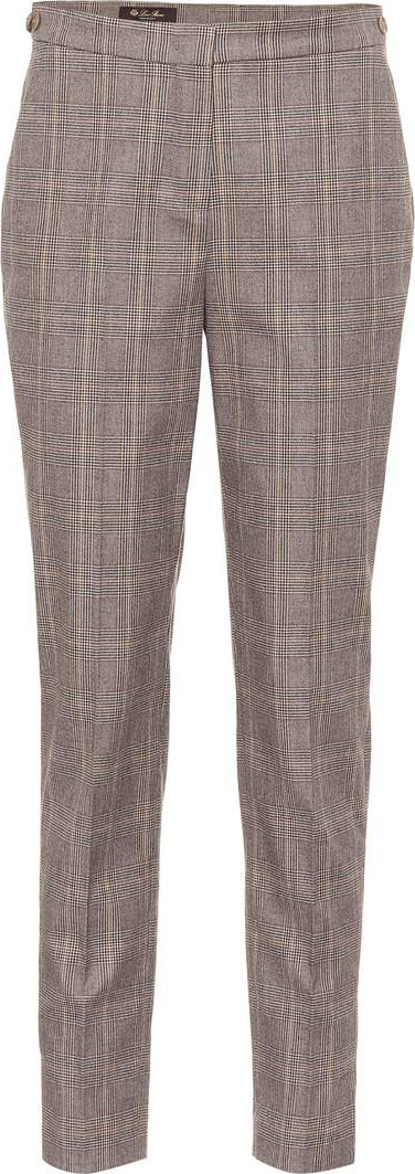Loro Piana Checked stretch cotton pants