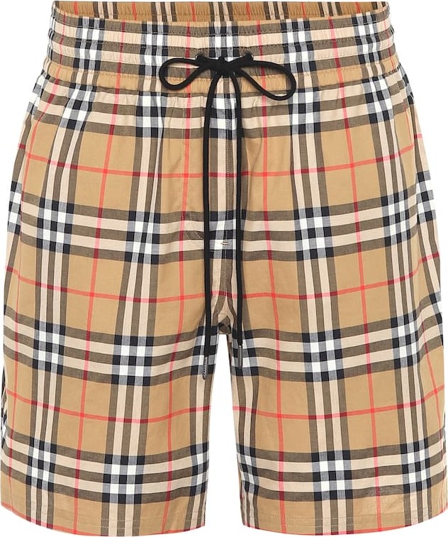 Burberry London England Vintage Check cotton shorts