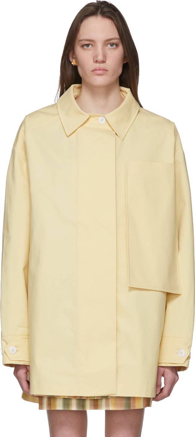 Jacquemus Yellow 'Le Manteau Camiseto' Jacket