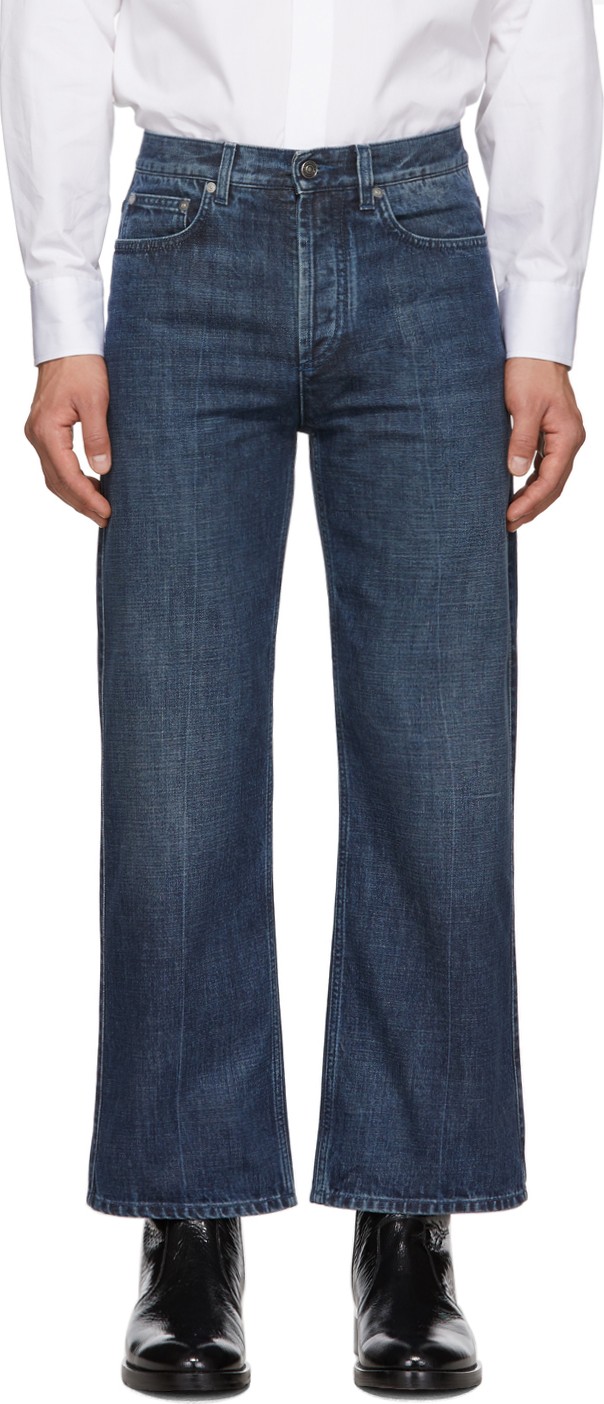 Givenchy Indigo Short Flare Jeans