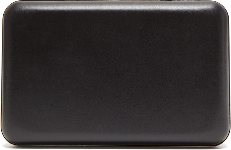 THE ROW Moulder leather clutch