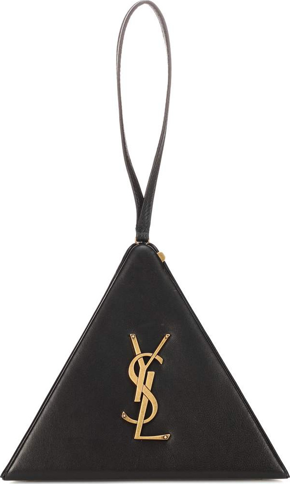 Saint Laurent Pyramid leather clutch