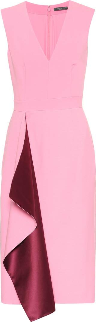 Alexander McQueen Wool and silk dress