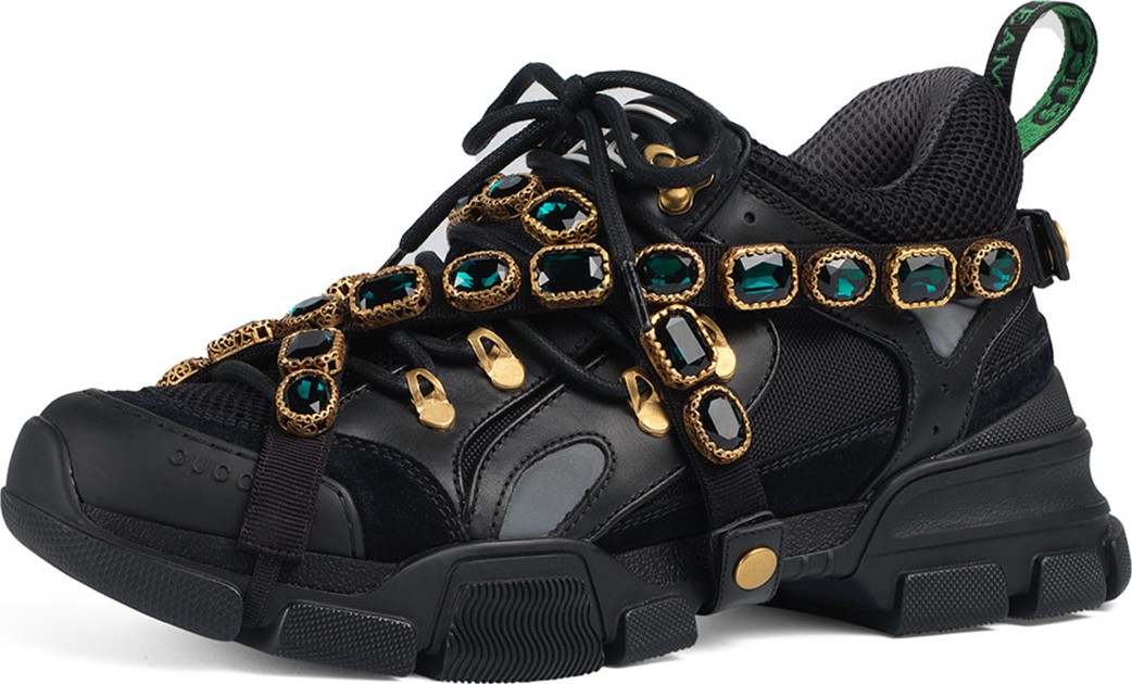 Gucci Sneaker with Removable Crystals