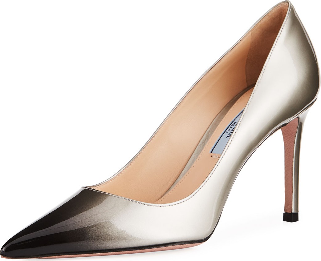 Prada Ombre Patent Leather Pumps