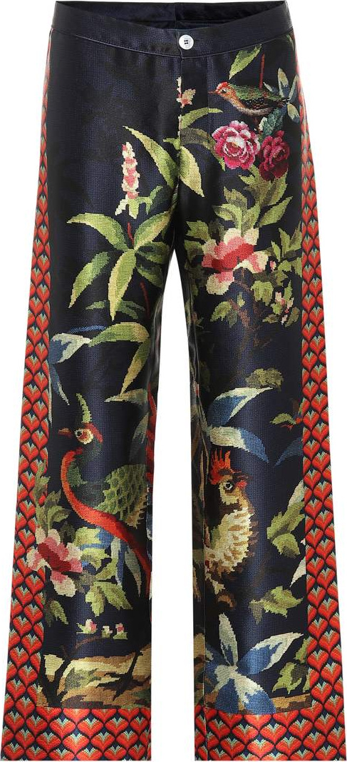 F.R.S For Restless Sleepers Ceo printed silk pajama pants