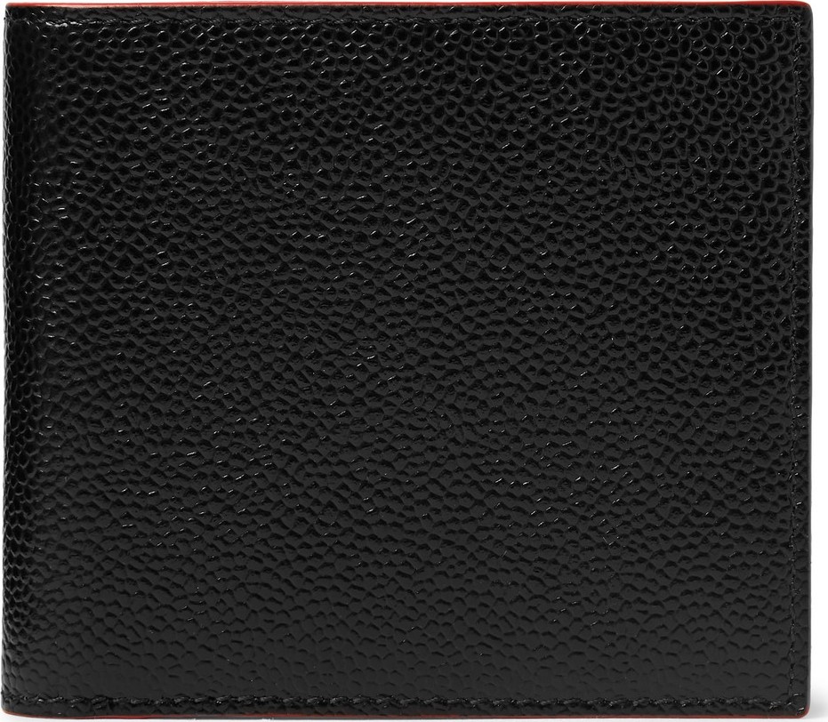 Thom Browne Pebble-Grain Leather Billfold Wallet