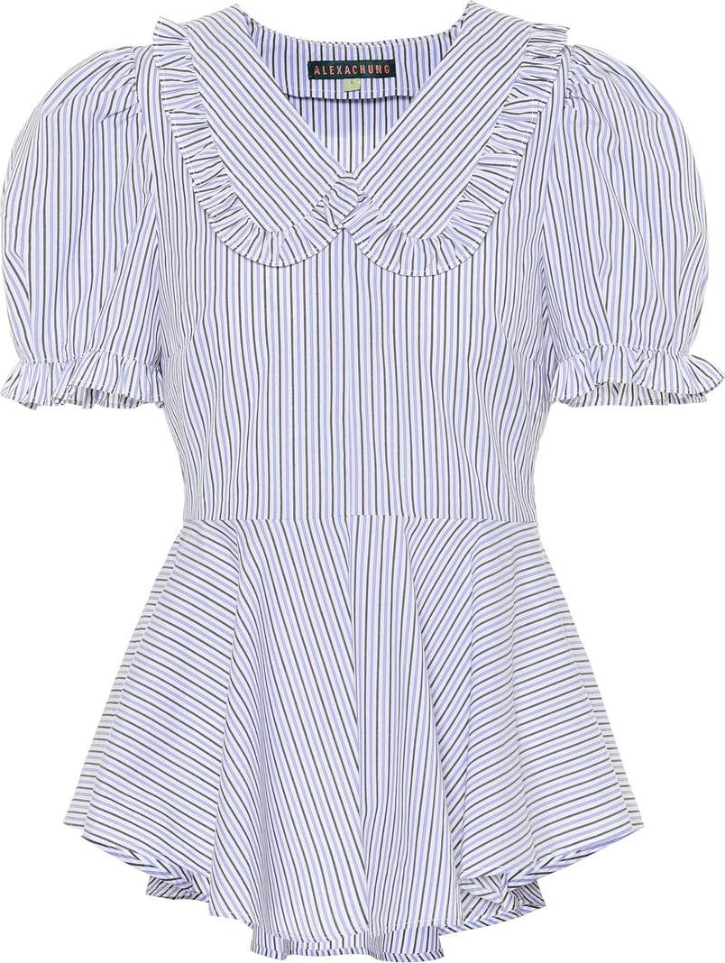 Alexachung Striped cotton blouse