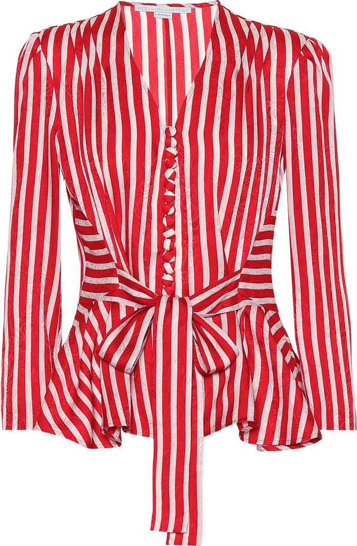 Stella McCartney Striped silk shirt