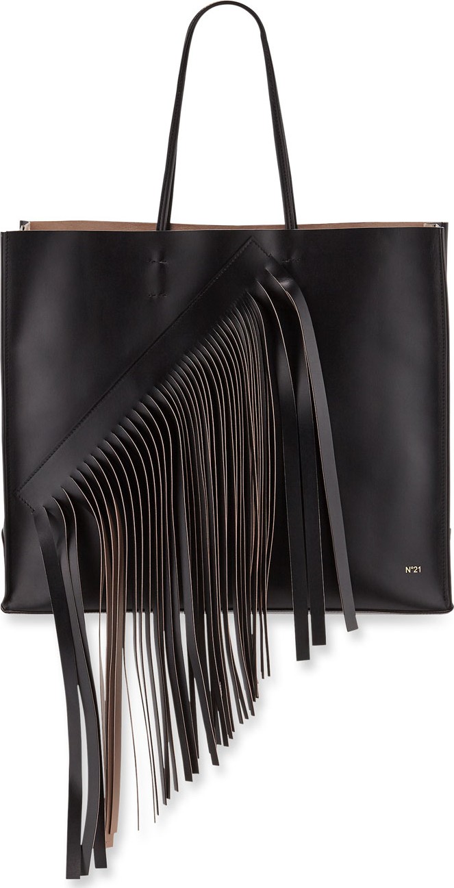 Nº21 Fringed Leather Tote Bag
