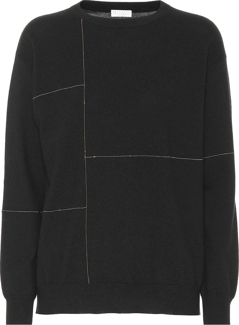 Brunello Cucinelli Embellished cashmere sweater