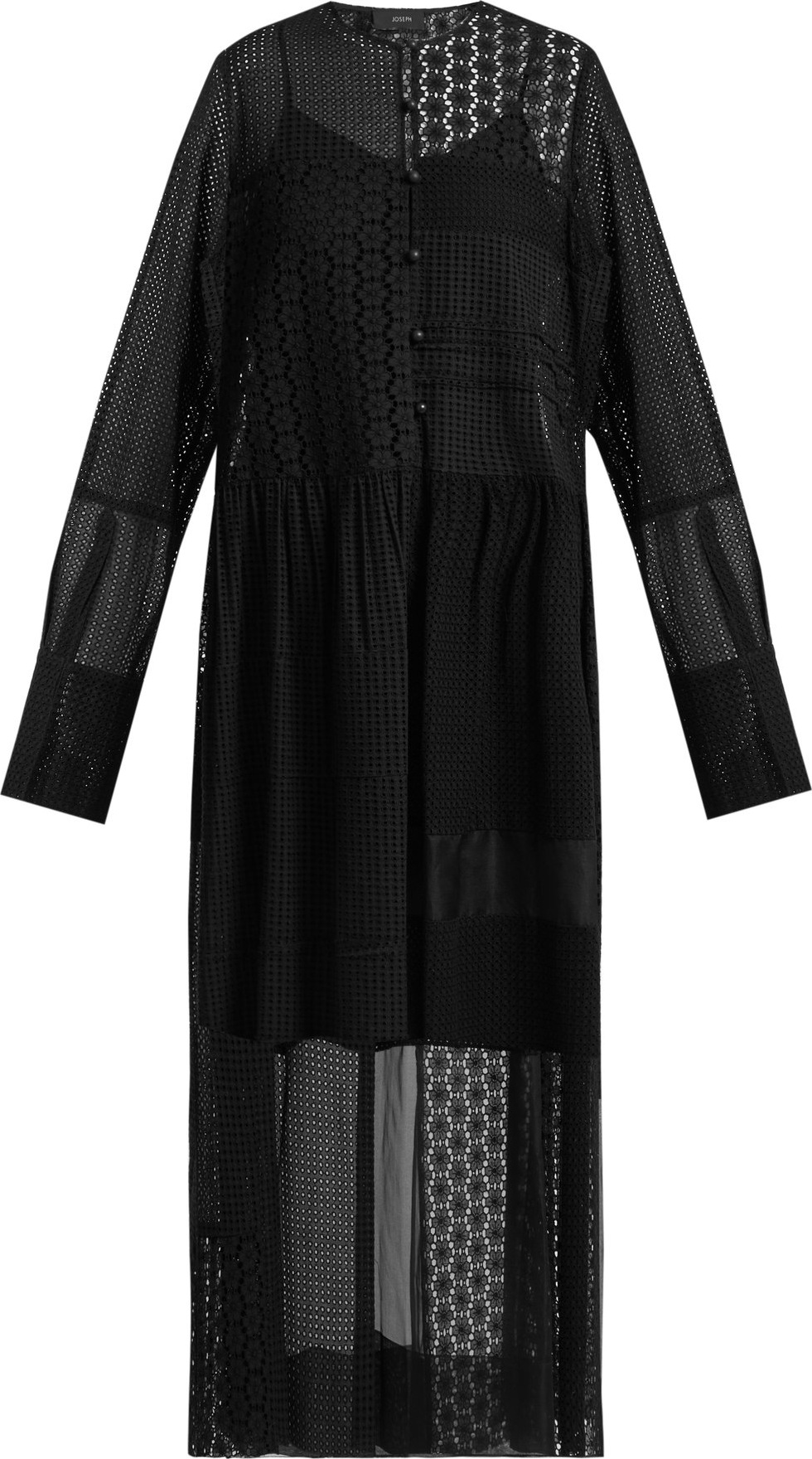 Joseph Odette patchwork broderie-anglaise dress