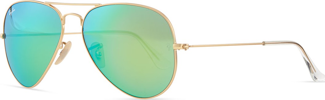Ray Ban Mirrored Aviator Sunglasses
