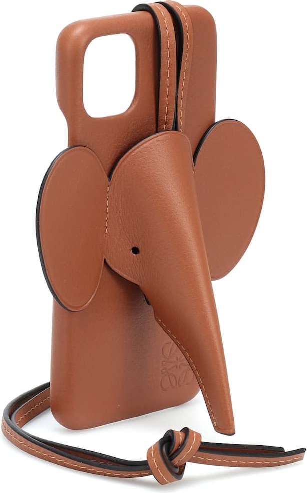 LOEWE Elephant leather iPhone 11 Pro Max case