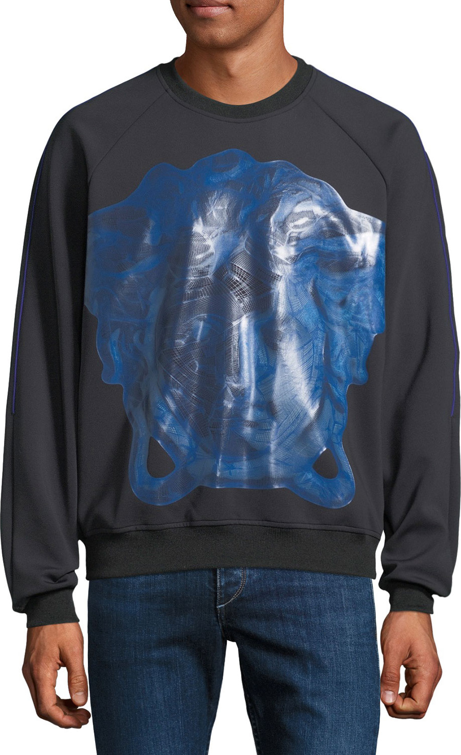 Versace Men's Dionysus Metallic-Graphic Sweatshirt