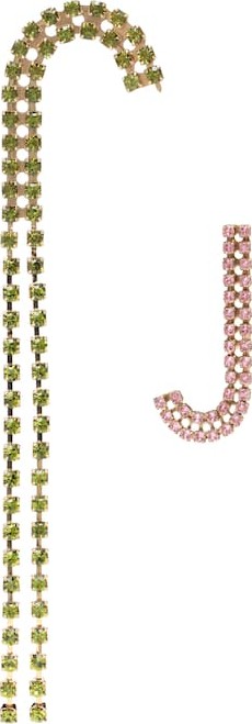 Jacquemus Les Boucles Rocca crystal earrings