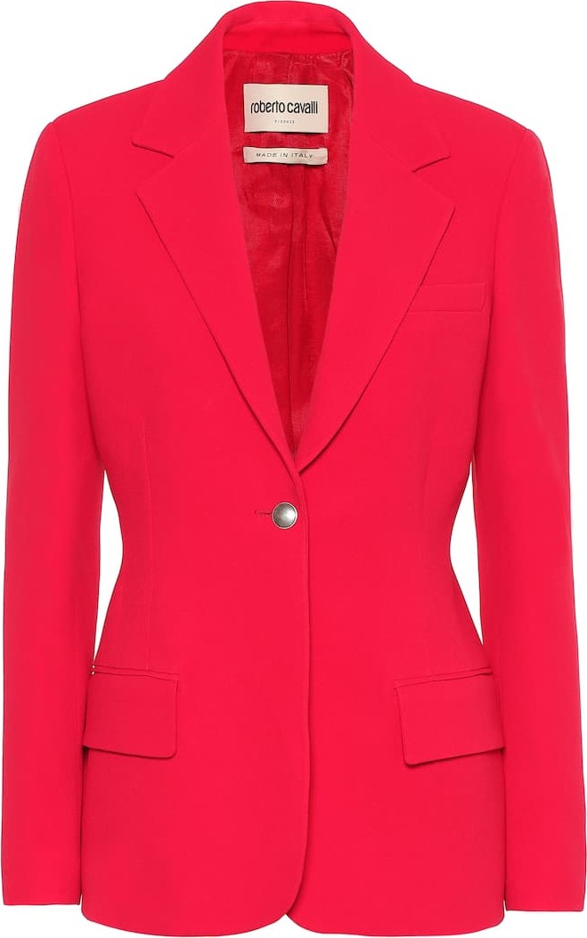 Roberto Cavalli Stretch-crêpe blazer