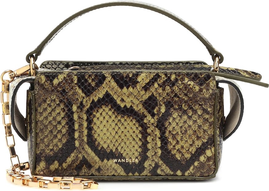 Wandler Yara Box leather shoulder bag