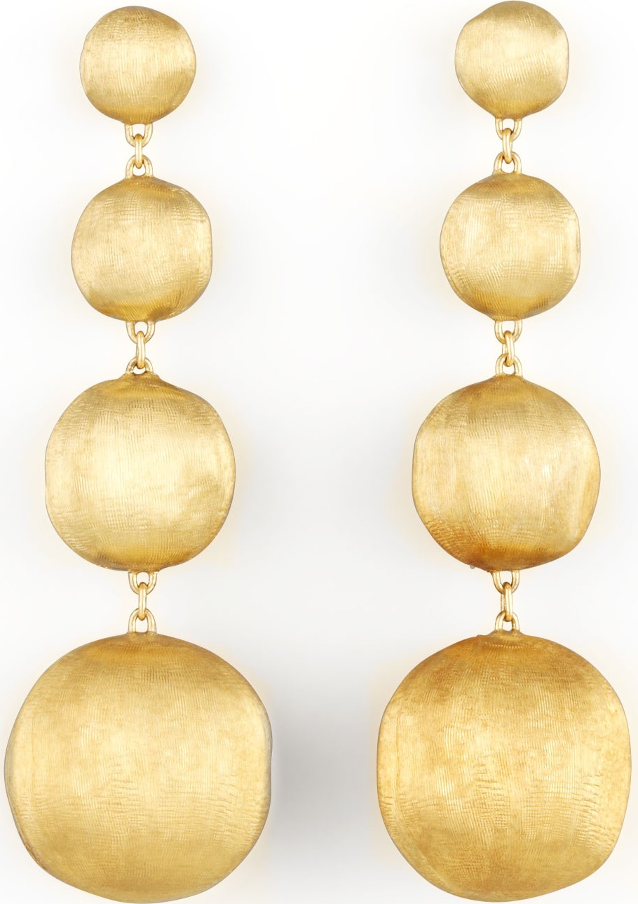 Marco Bicego Africa Yellow Gold Four-Drop Earrings