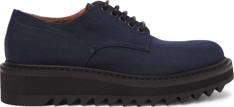 Dries Van Noten Canvas Derby Shoes