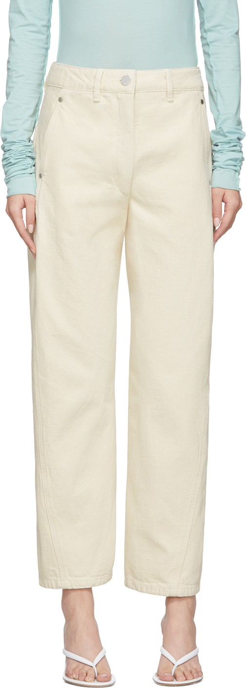 Lemaire Off-White Twisted Jeans