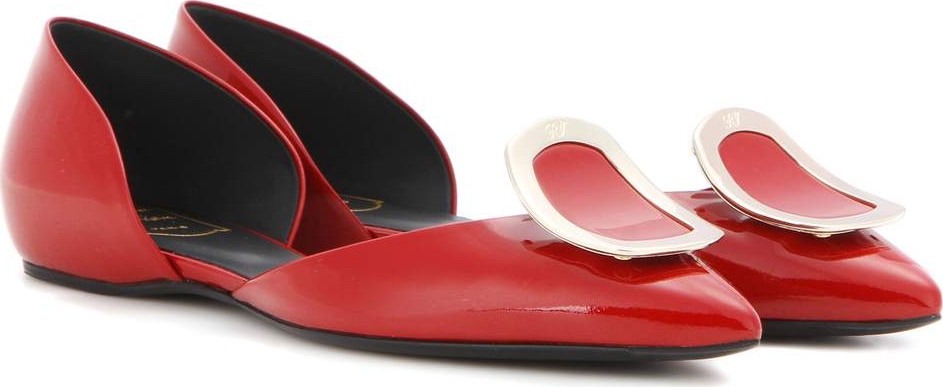 Roger Vivier Dorsay Sexy Choc patent leather ballerinas