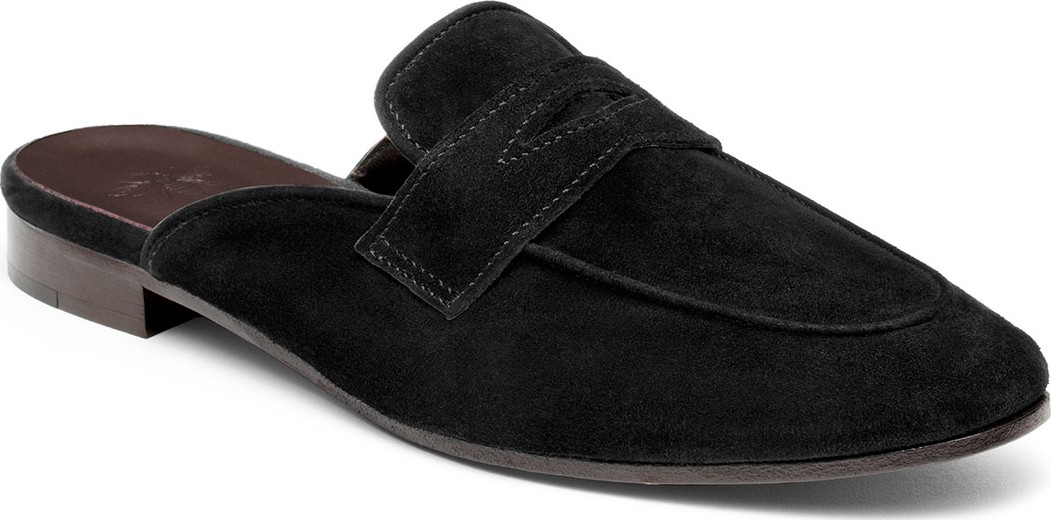 Bougeotte Calf Suede Slipper Mules