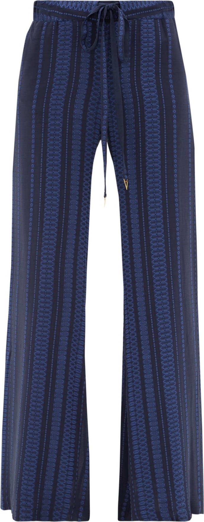 Zeus + Dione Alcestes silk-blend crepe palazzo trousers