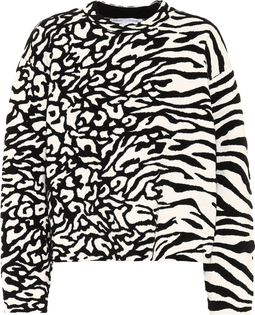 Proenza Schouler Animal-jacquard sweatshirt
