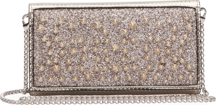 Christian Louboutin Boudoir Chain Glitter Wallet