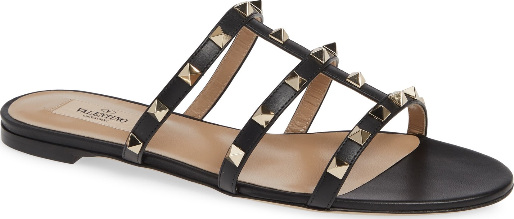 Valentino Rockstud Slide Sandal Valentino Rockstud Slide Sandal