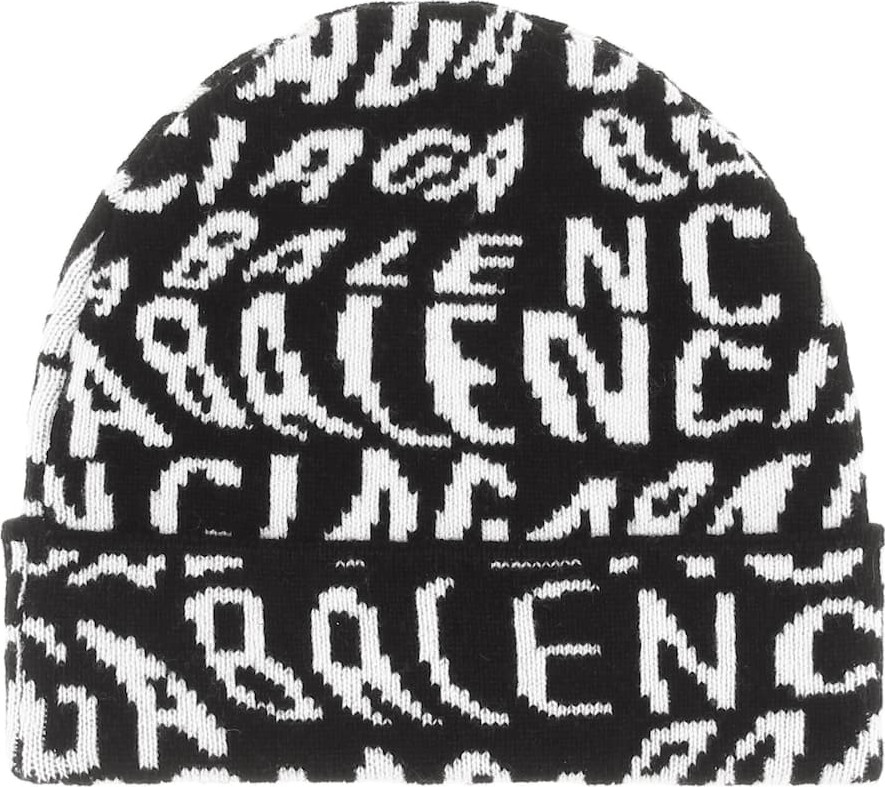 Balenciaga Logo wool beanie