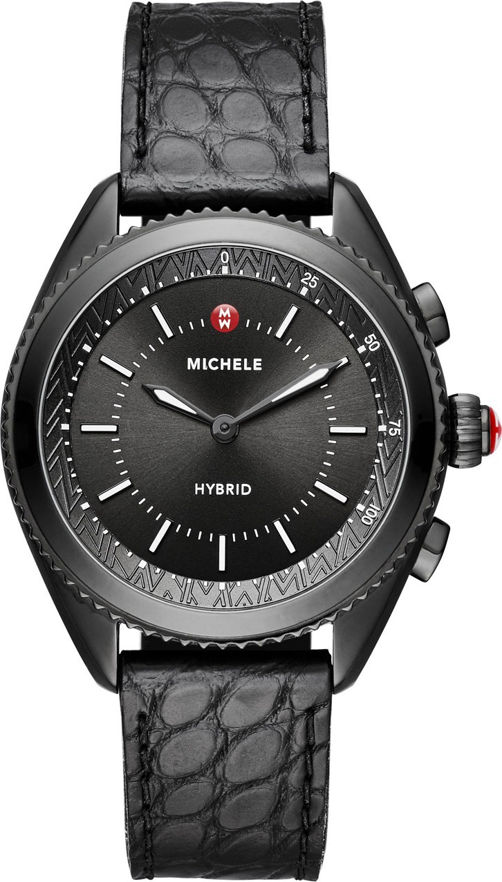 MICHELE 38mm Blackened Hybrid Smartwatch